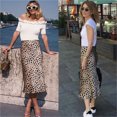 thumbnail image 4 of SAYOO Vestido de moda femenino leopardo de cintura alta SAYOO moda, 4 of 9