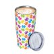 thumbnail image 3 of Juego de tres piezas de taza térmica portátil de acero inoxidable con pajita y aislamiento de 20 oz para el mes de concientización sobre el autismo, 3 of 7