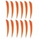 thumbnail image 5 of 2 piezas de 4 pulgadas para tiro con arco, plumas de flecha, herramientas universales para disparar Naranja, 5 of 9