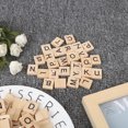 thumbnail image 4 of Learning Tools, Wood Blocks, High Playability 2 Set Pratical Useful For Kid Study Children Gift Capital English Alphabet With Number Wood Plate Mixed Set,Lowercase English Alphabet, 4 of 8