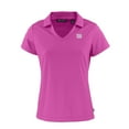 thumbnail image 2 of Women's Cutter & Buck  Pink New York Giants Daybreak Eco Recycled V-Neck Polo, 2 of 3