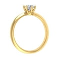 thumbnail image 2 of 1/2 Carat 6-Prong Set Diamond Solitaire Engagement Ring in 10K Yellow Gold (Ring Size 6.75), 2 of 6