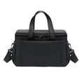 thumbnail image 3 of Bolsa organizadora para cochecito, bolsa de viaje para mamá, bolsas de mano universales, bolsa de pañales multifuncional, almacenamiento esencial para Negro, 3 of 7