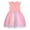 1-Pink1558, variant on Kiijoy Baby Girls Shiny Tutu Dress Summer Casual Cotton Crew Neck Dress, Sizes 2-7