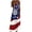 Multicolor#1, variant on Independence Day Dresses for Women Plus Size Dress Casual Comfy Print V Neck Sleeveless Summer Maxi Dress, S-5XL
