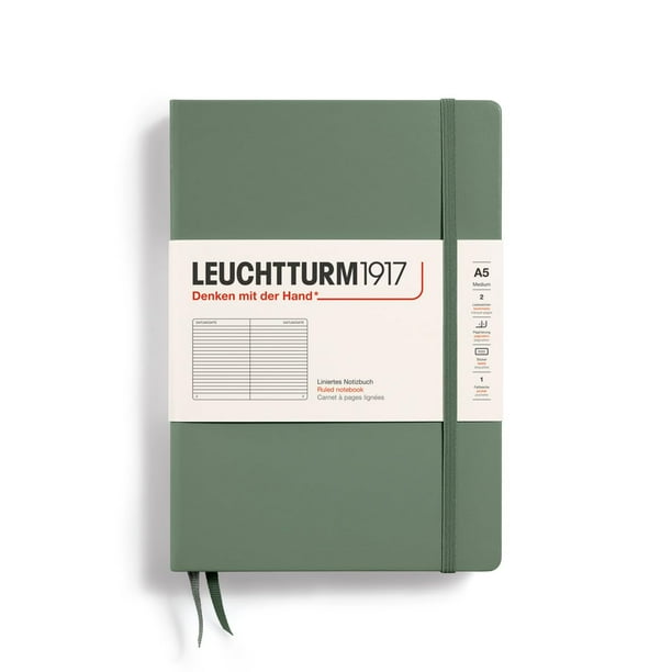 Cuaderno LEUCHTTURM1917 Tapa Dura Mediano A5 251 Páginas Oliva
