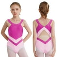 thumbnail image 2 of Aislor Kids Girls Gymnastic Leotard Sparkly Ballet Athletic Activewear Classic Dancewear Hot Pink 6, 2 of 7