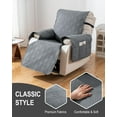 thumbnail image 7 of 28'' 100% Waterproof Recliner Chair Cover, Non Slip Covers for Recliner Chair with Pocket, Washable Reclining Chair/Furniture Protector for Kids, Pets(Dark Grey), 7 of 7