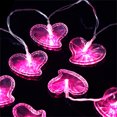 thumbnail image 3 of Steadline Colorful Heart LED String Lights Romantic Valentine's Day Decor for Home with Warm White Feature Unique Holiday Lighting Gift for Couples Anniversary, 3 of 6