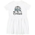 thumbnail image 3 of Inktastic Big Cousin Girls Girls Toddler Dress, 3 of 5