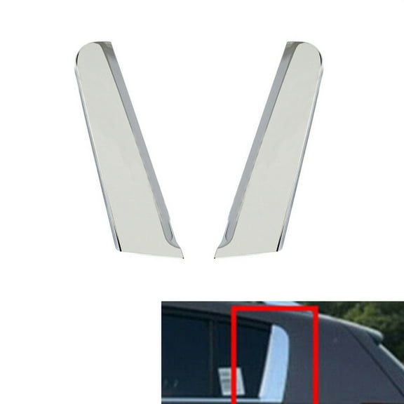 1 Pair Left   Right Chrome Rear Door Pillar Molding For Kia Sportage 2011-2016