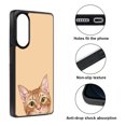 thumbnail image 2 of WIRESTER Shockproof Soft Rubber Cover Case for Samsung Galaxy S25 Edge 6.7 inch 2025, Orange Tabby Kitten Cat On Sunset Background, 2 of 5