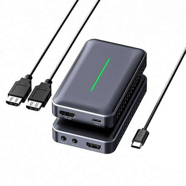 4K -Compatible Video Capture Card, Audio Video External Camera Capture Card Stream & Record in 4K/60fps