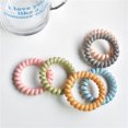 thumbnail image 1 of Mialoley Women Girls Spiral Hair Ties, Solid Color Elastic Traceless Hair Rings, 1 of 5