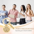 thumbnail image 4 of Soar Trade 36 Pcs Employee Appreciation Gifts Bulk for Coworkers Keychains Organza Bags with Cards for Staff Graduation Favors(Black), 4 of 6