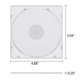 thumbnail image 2 of WSYW 10 unidades de 10,4 mm estándar CD DVD Disco Estuche de almacenamiento Bandeja transparente Con capacidad para 1 disco, 2 of 8