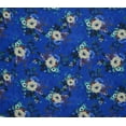 thumbnail image 2 of Zelouf Zs1910Cccc Print Lisi Clip Dot Chiffon  , Sewing, DIY, Crafts Fabric by the Yard, 442 Cobalt/neutral, 3 Yard, 2 of 2