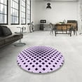 thumbnail image 4 of Ahgly Company Machine Washable Indoor Rectangle Transitional Purple Violet Purple Area Rugs, 7' x 9', 4 of 7