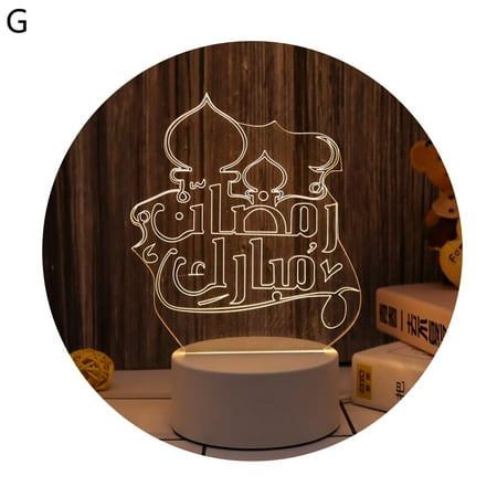 

Lamp Ornament Fine Workmanship 3D Effect Wood Decorative Standing Night Light Household Supplies