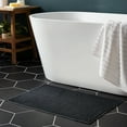 thumbnail image 2 of 20"x30" Performance Plus Bath Rug Solid Black - Cotton, Woven, Low Pile, Machine Washable, OEKO-TEX Certified, 2 of 4