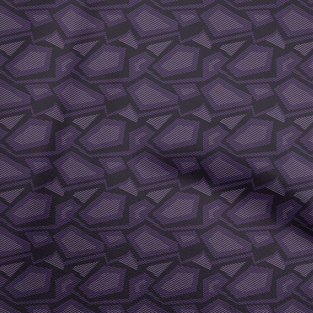 oneOone Georgette Viscose Violet Fabric Abstract Sewing Craft Projects Fabric Prints By Yard 42 Inch Wide