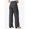 thumbnail image 3 of Roaman's Women's Plus Size Comfort Stretch Wide Leg Jean, 3 of 5