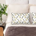 thumbnail image 7 of Silk Pillow Case for Hair And Skin Queen - Mallard Ducks Cooling Sleep Throw Pillow Covers Standard Size 20x30in, comfort Satin Pillowcase with Zipper for Women Men, 7 of 7
