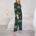 thumbnail image 4 of Disketp Pajamas Set Long Sleeve Sleepwear Womens Button Down Nightwear Pj Sets-Big Machine, 4 of 9