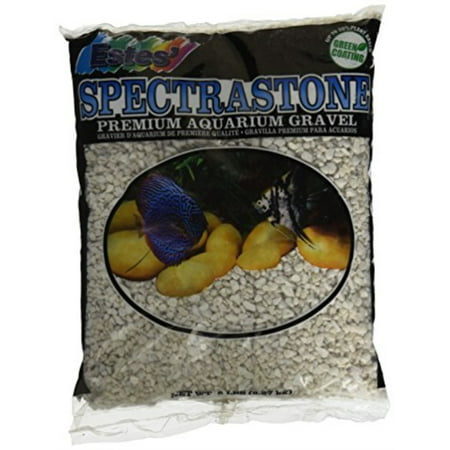 spectrastone special white aquarium gravel for freshwater aquariums, 5-pound