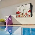 thumbnail image 6 of Outdoor TV Cover 40 to 43 Inches, Mushrooms Eucalyptus Leaves Butterfly Farmhouse Plants Waterproof and Weatherproof TV Cover with Remote Control Pocket, Flat Screen TV Cover Protector for Outside TV, 6 of 6