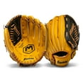 thumbnail image 2 of Franklin Sports Field Master Baseball + Softball Glove, 13 in, Black/Tan, Right Hand Throw, 2 of 7