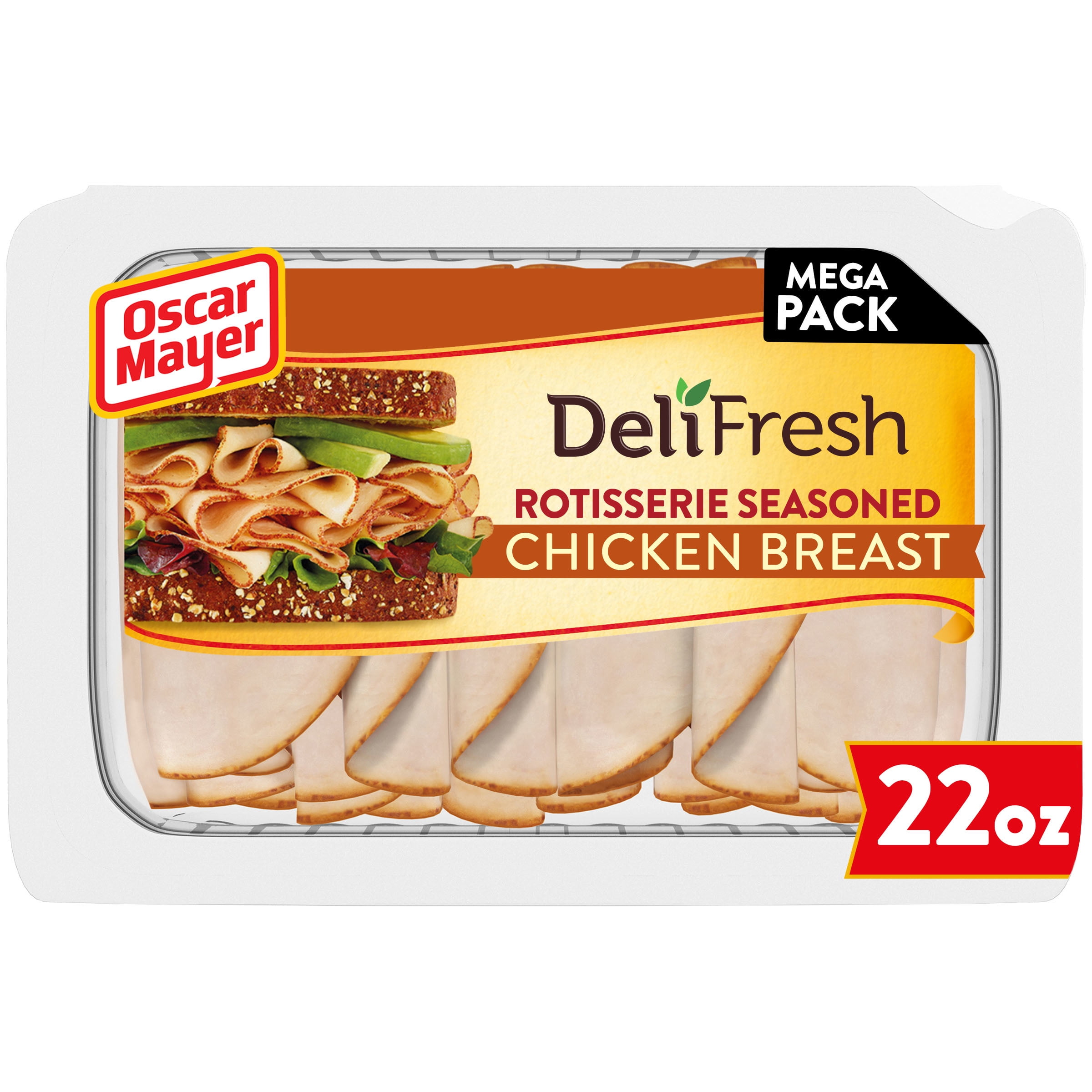 Oscar Mayer Deli Fresh Rotisserie Seasoned Chicken Breast Sliced Deli