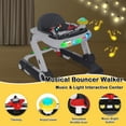 thumbnail image 5 of AILEEKISS Musical Baby Walker with Wheels, Toddler Activity Music Bouncer Walker, Grey, 5 of 9