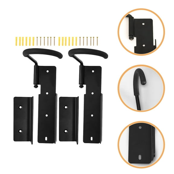 LEXSOMEO 2 Sets Bike Wall Mounted Rack Garage Storage Bracket Wall Mount Storage Hanger