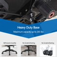 thumbnail image 4 of Giantex Mesh Office Chair, Ergonomic Computer Chair, Lumbar Support and Flip up Padded Armrests, Height Adjustable with Tilting Mechanism, Black, 4 of 8