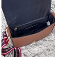 thumbnail image 3 of Tommy Hilfiger Women's Crossbody Brown purse TH Logo NWT - Gold Li Flap, 3 of 6