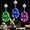 Green Blue Pink, variant on 3 Pack Easter Window Lights Hanging Decorations Yellow Blue Pink Easter Egg Lights with Suction Cup, Outdoor Easter Decorations Indoor Battery Operated Easter Lights for Home Door Wall Easter Decor