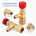 thumbnail image 4 of 2pcs Air Conditioner Control Valve R22 R410 Conversion Adapter Charging Valve Safety Valve, 4 of 4