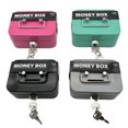 thumbnail image 4 of Lolynie Cash Box With Lock And Money Tray Metal Money Box For Cash Lock Box For Money 4.5"X 3.8"X 2.3" Black, 4 of 4