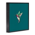 thumbnail image 3 of Stupell Industries Art Deco Hummingbird with Crown Black Framed Giclee Art, 17 x 17, by Amelia Noyes, 3 of 7