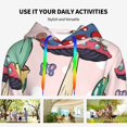 thumbnail image 4 of Haiem Mushroom for Women's Fashion Hoodies & Sweatshirts with Kangaroo Pocket,Hooded Sweatshirt with Eye-catching Drawstrings-Small, 4 of 7