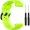Lime, variant on Wearable4U Replacement Watch Band 22 mm for Garmin Forerunner 945 Black