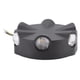 thumbnail image 5 of Aplique de pared LED redondo de aluminio negro de 6 W, 6 LED, resistente al agua, luz cálida para patio, CA 85-265 V, 5 of 8