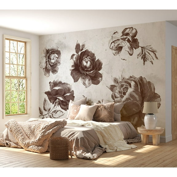 Floral Wallpaper Wall Mural - Garden of Memories