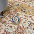 thumbnail image 6 of Nourison Passion Ivory/Yellow 3'9" x 5'9" Area Rug, Vintage, Boho, Bed Room, Living Room, Dining Room, Kitchen, , Easy Cleaning, Non Shedding (4' x 6'), 6 of 8