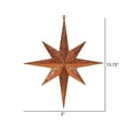 thumbnail image 2 of Vickerman 15.75" Burnished Orange Iridescent Glitter Bethlehem Star Christmas Ornament, 2 of 2
