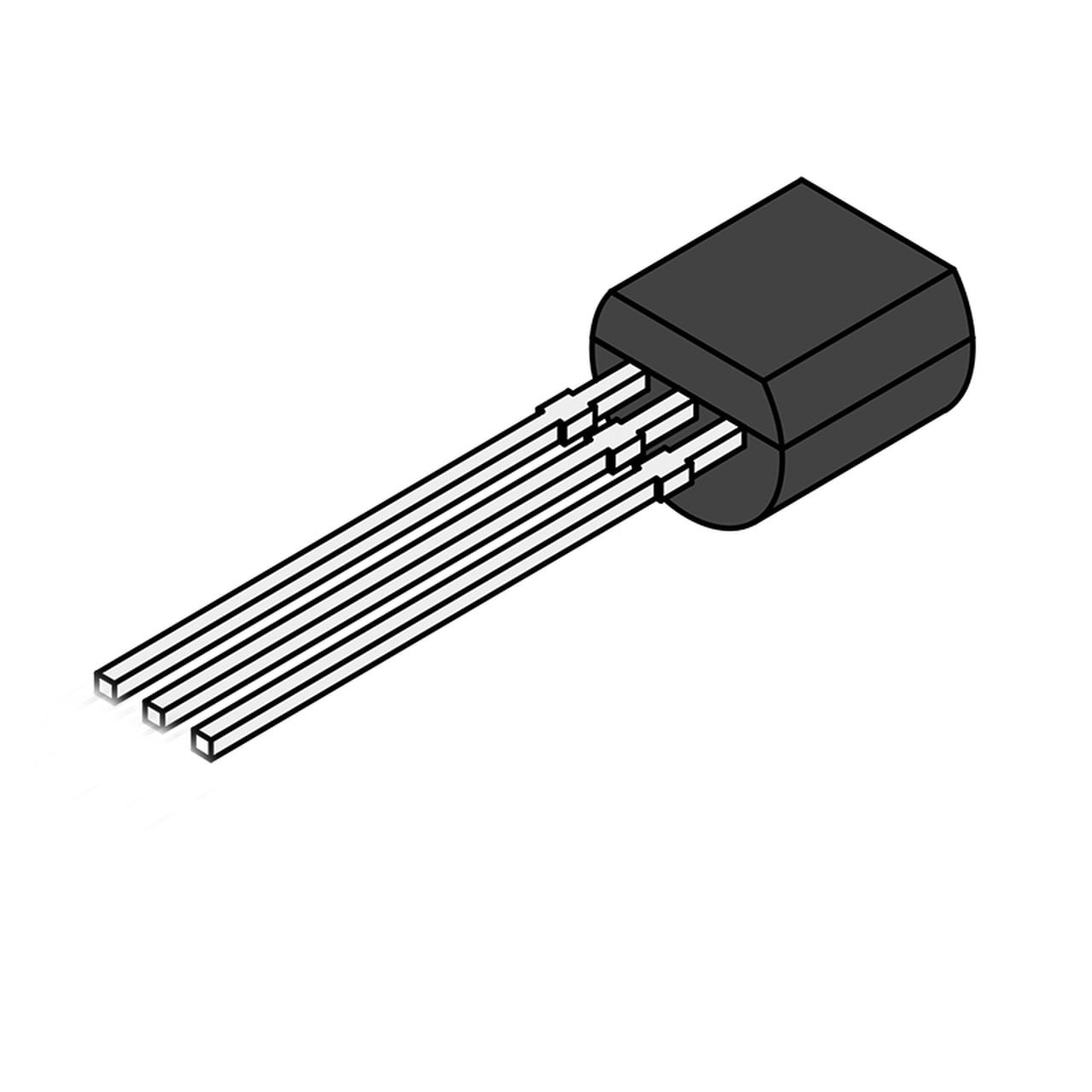 2N3906 Bipolar (BJT) Single Transistor, High Speed Switching, PNP, 40 V ...
