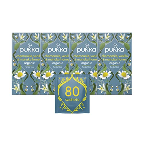 Pukka Organic Chamomile, Vanilla & Manuka Honey Herbal Tea 20 sachets