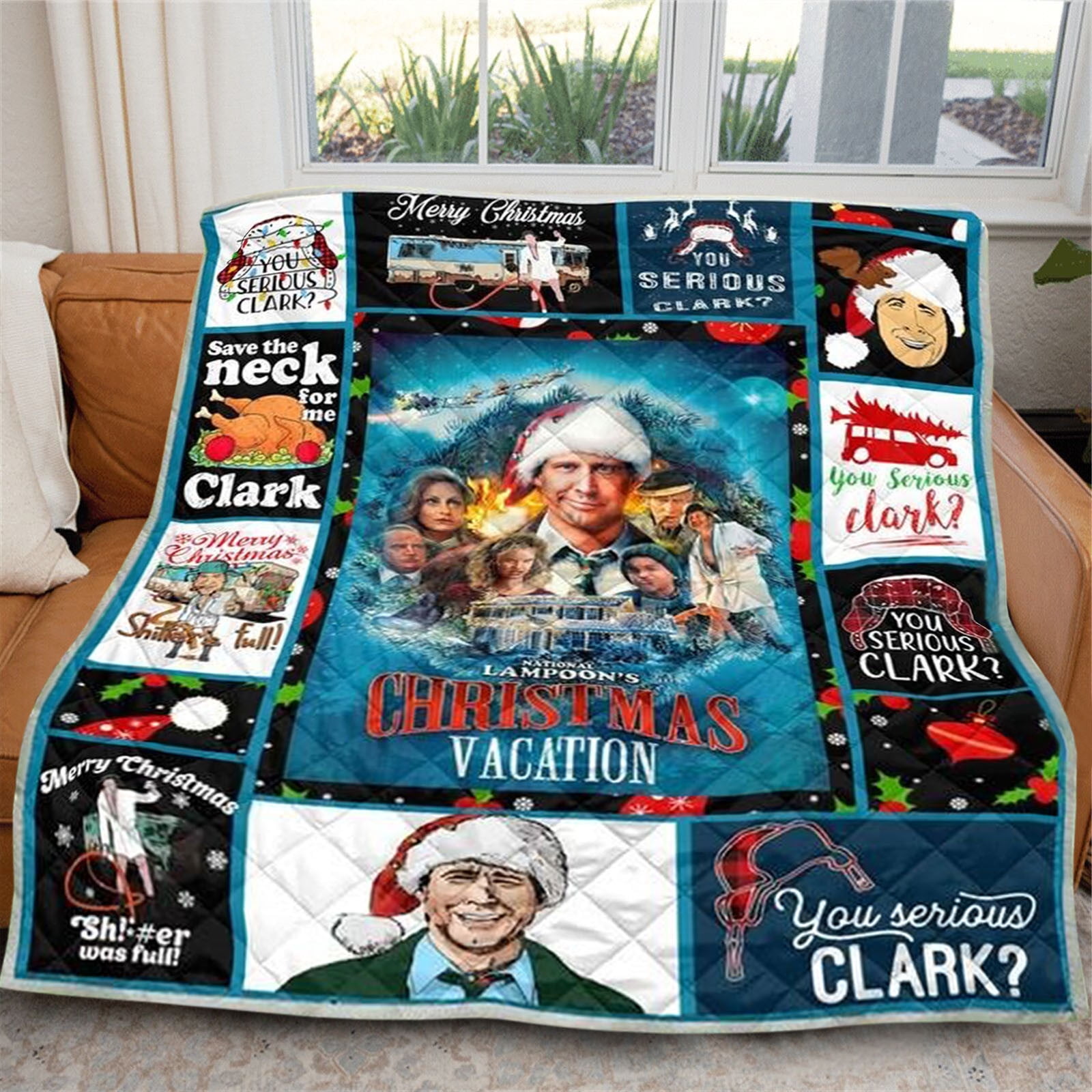Nationals Lampoons Xmas Vacation Blanket Classic Christmas