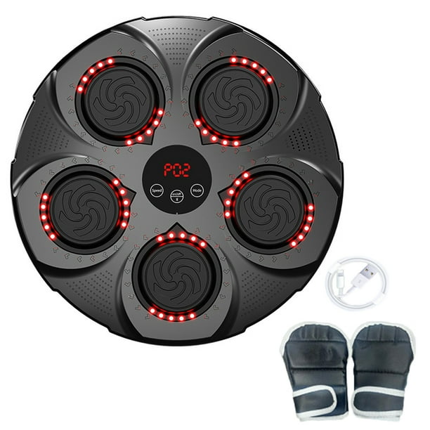 Fitness Boxeo 9 Modos para Ejercicio Y Adultos (luz Roja Negra)